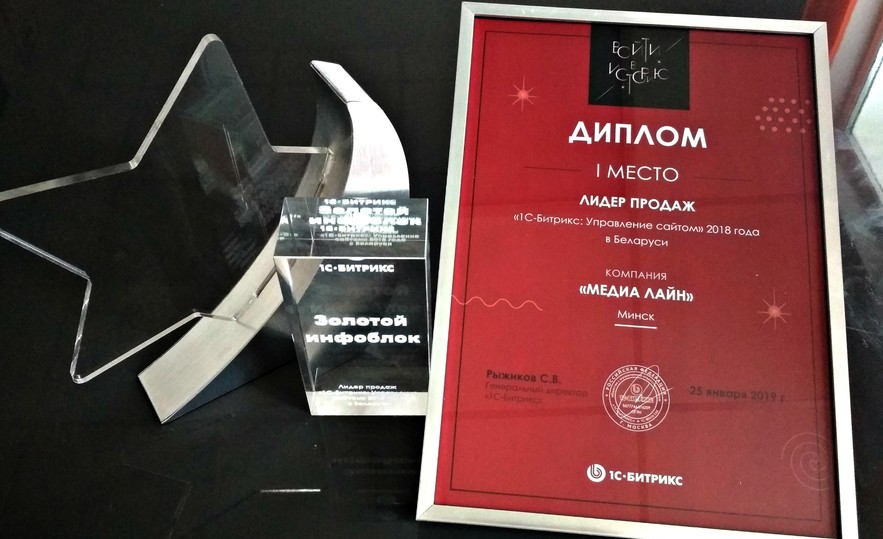«1С-Битрикс» назвал лучшие белорусские веб-студии: «Медиа Лайн» снова в топе!